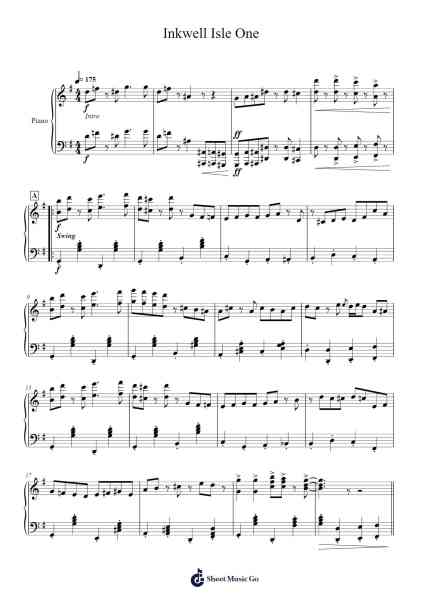 Inkwell Isle One Sheet Music by Kristofer Maddigan-Arr.Charmie