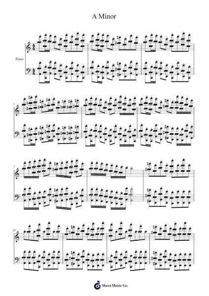 A Minor Sheet Music by undefined-Arr.Lawwald