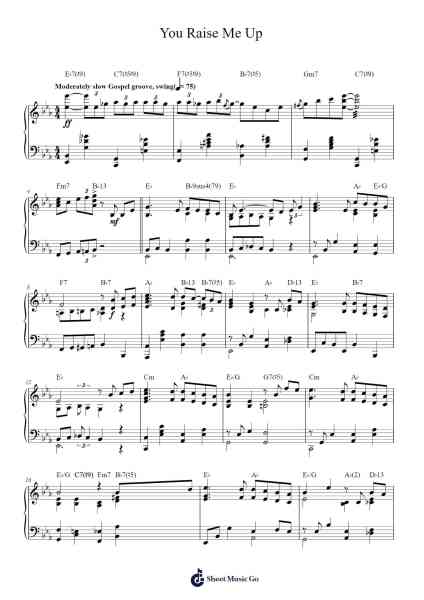 You Raise Me Up Sheet Music by Josh Groban-Arr.Jonqy Keyreed