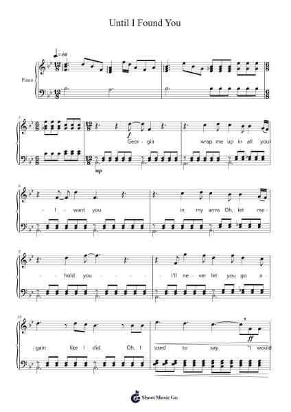 Until I Found You Sheet Music by Stephen Sanchez-Arr.Tutlyn Bradpeare