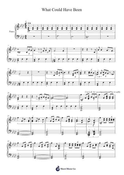 What Could Have Been Sheet Music by Sting-Arr.Birwylde