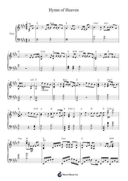 Hymn of Heaven Sheet Music by Phil Wickham-Arr.Maucah