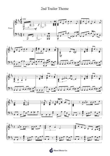 Kirby and the Forgotten Land - 2nd Trailer Theme Sheet Music by HAMNOKUNSEI-Arr.Krispert