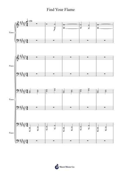 Find Your Flame Sheet Music by Tomoya Ohtani-Arr.Woolfleen Juskirk
