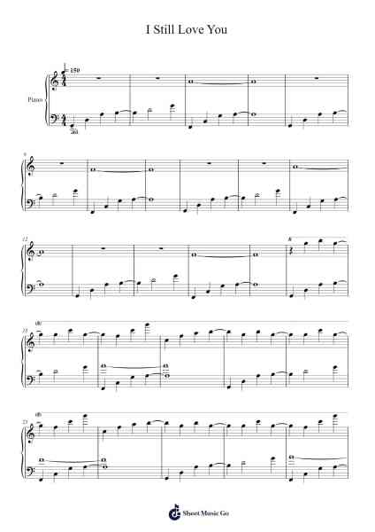 I Still Love You Sheet Music by Dan Salvato-Arr.Maudfox Mikejames