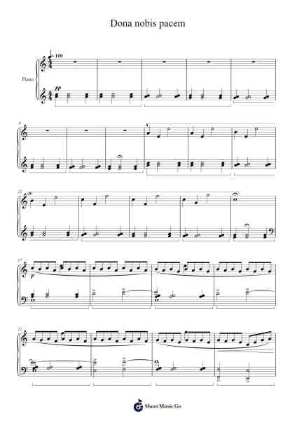 Dona Nobis Pacem 2 Sheet Music by Max Richter-Arr.Latbel Conler