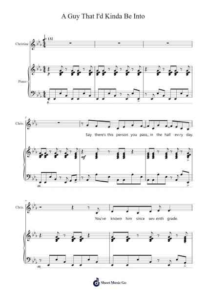 A Guy That I'd Kinda Be Into Sheet Music by Joe Iconis/Charlie Rosen-Arr.Forsmy