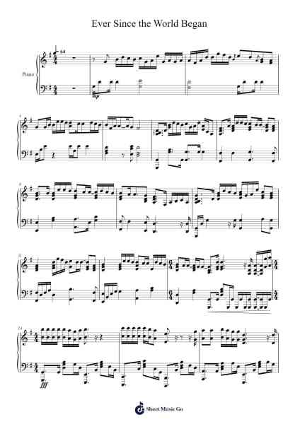 Ever Since the World Began Sheet Music by Survivor-Arr.Whittrine Pruham