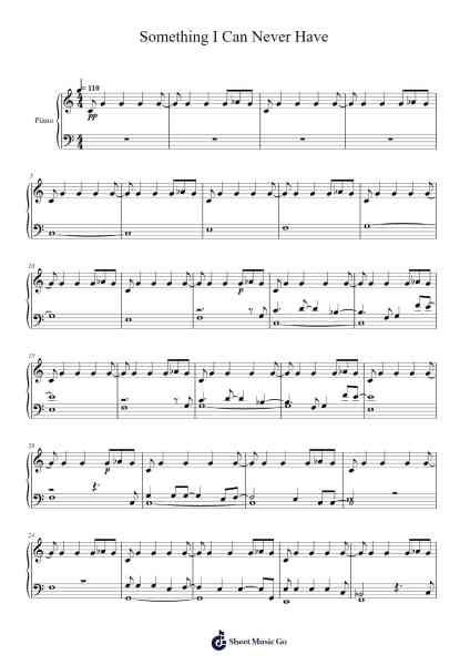 Something I Can Never Have Sheet Music by Nine Inch Nails-Arr.Mablia Finkeith