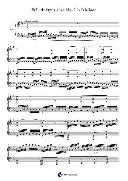 Prélude Opus 104a No. 2 in B Minor Sheet Music by Felix Mendelssohn-Arr.Earwy