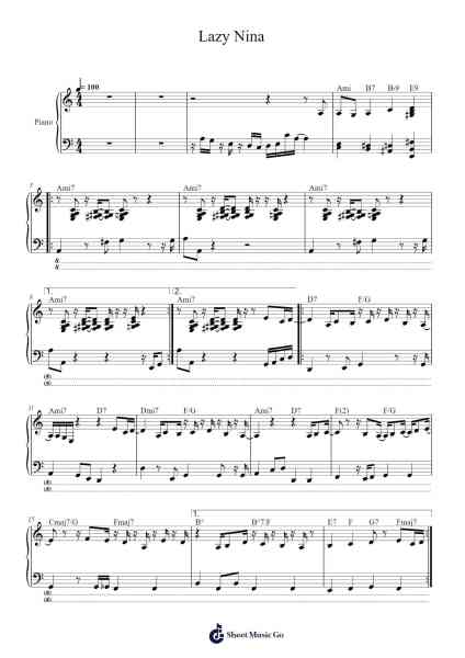 Lazy Nina Sheet Music by Greg Phillinganes-Arr.Herloyd