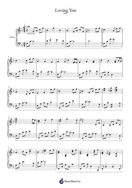 Loving You Sheet Music by Kenny G-Arr.Bardries Popelroy