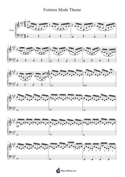 Dwarf Fortress - Fortress Mode Theme Sheet Music by Toady One-Arr.Ausdam Pukin