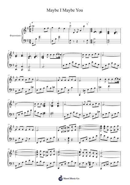 Maybe I Maybe You Sheet Music by Scorpions-Arr.Greenblack Xawilde
