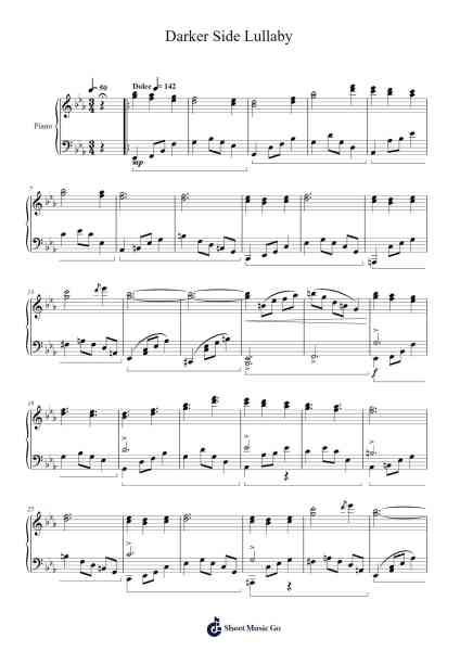 Darker Side Lullaby Sheet Music by Koji Kondo-Arr.Brobraith Zeyer