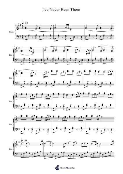 I've Never Been There Sheet Music by Yann Tiersen-Arr.Sajoy