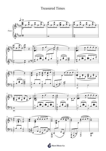 Treasured Times Sheet Music by Keigo Hoashi-Arr.Vogtyves