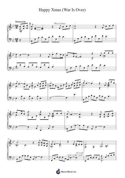 Happy Xmas (War Is Over) Notenblatt von John Lennon/Yoko Ono-Arr.Flowerthan