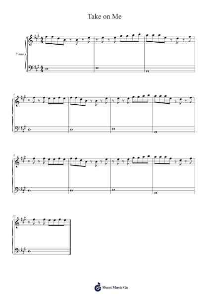 Take on Me Sheet Music by Edward Truong-Arr.Cumwyatt