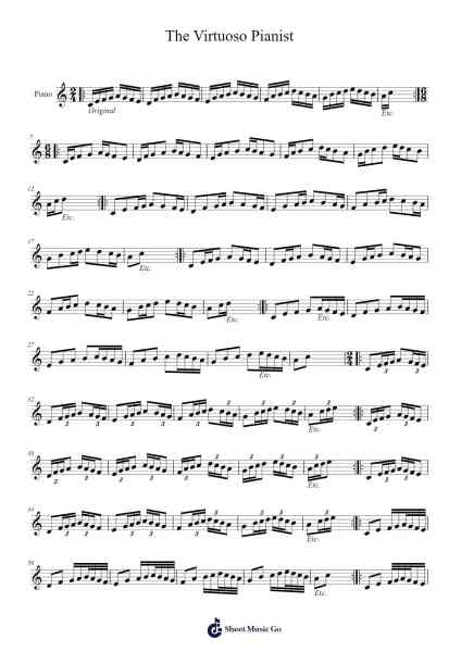 The Virtuoso Pianist Sheet Music by Charles-Louis Hanon-Arr.Sainsgen Junebrowne