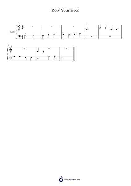 Row Your Boat Sheet Music by Misc Children-Arr.Roykiel