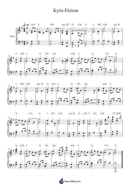 Kyrie Eleison Sheet Music by Manoling Francisco, SJ-Arr.Clydn