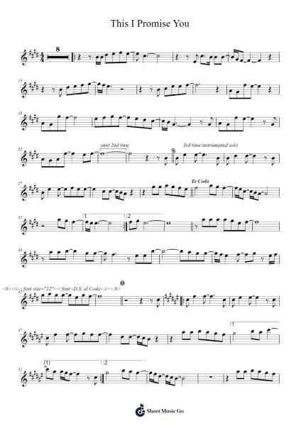 This I Promise You Sheet Music by -Arr.Barlo Osford