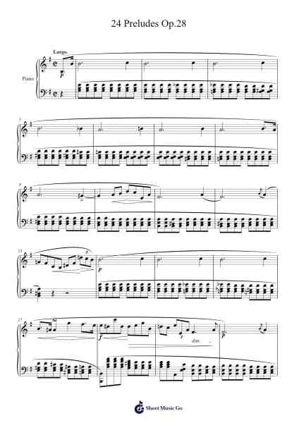 24 Preludes Op.28 Sheet Music by Frédéric Chopin-Arr.Chamtra