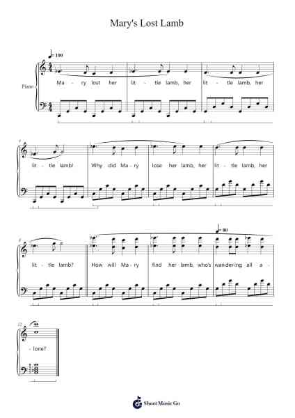 Mary's Lost Lamb Sheet Music by Lisa Madeline Frimberger-Arr.Jeamesqy