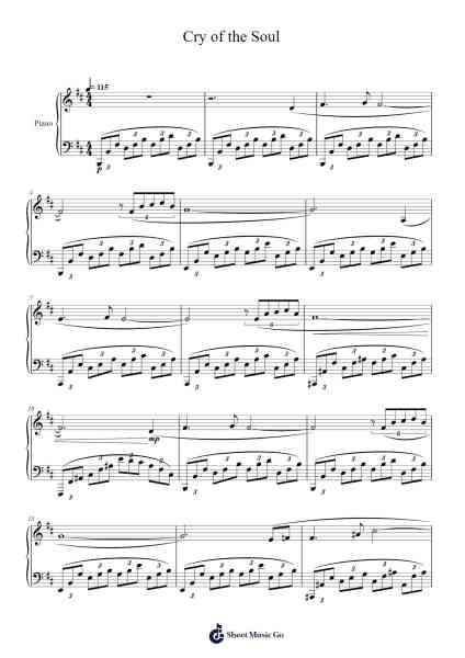 Cry of the Soul Sheet Music by Masao Aichi-Arr.Earllotte Mansnix