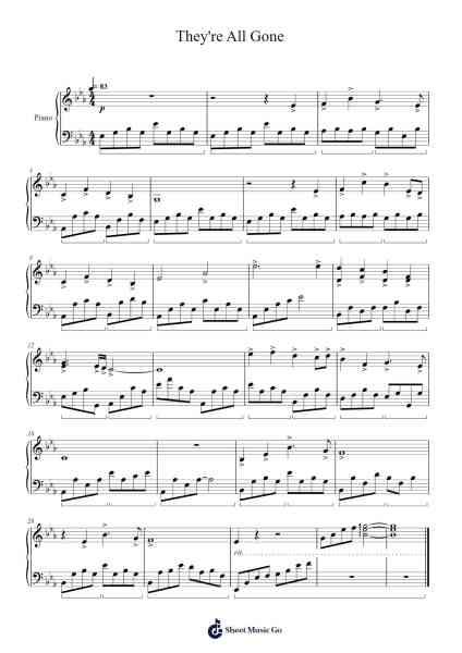 They're All Gone - The Call of the Wild Sheet Music by John Powell-Arr.Hobjeames