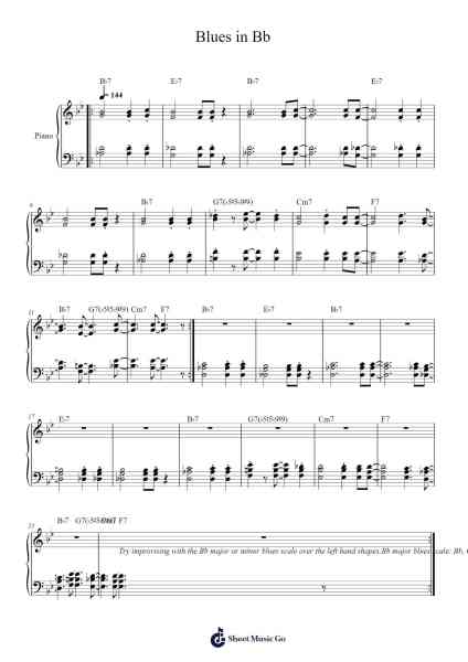 Blues in Bb Sheet Music by Sonny Rollins-Arr.Graril