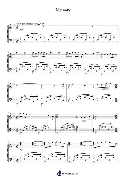 Memory (from Cats) Sheet Music by Andrew Lloyd Webber-Arr.Duntrick