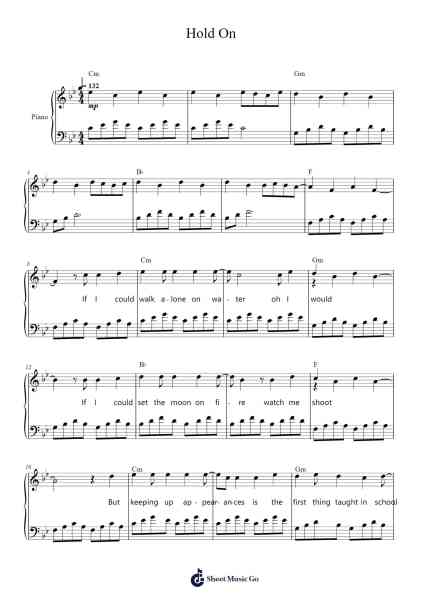 Hold On - Armin van Buuren & Davina Michelle Sheet Music by Armin van Buuren-Arr.Toyngreg