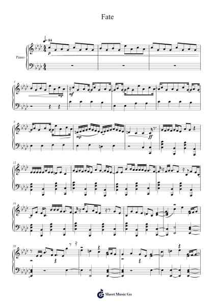 Fate Sheet Music by ENHYPEN-Arr.Brookjoy