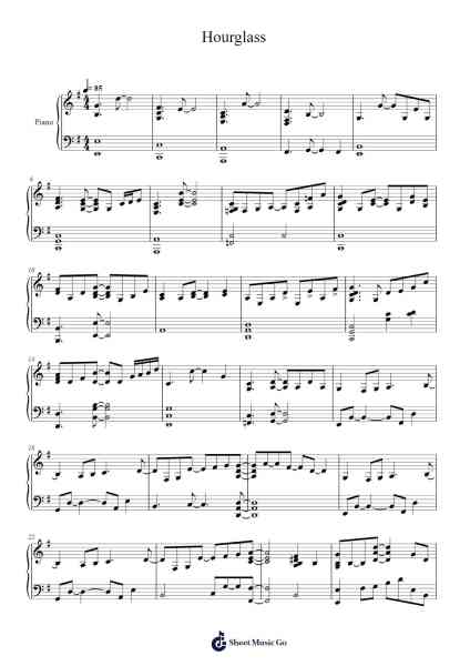 Hourglass Sheet Music by Liquid Tension Experiment-Arr.Cotphrey