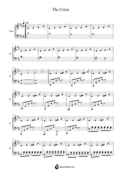 The Crisis Sheet Music by Ennio Morricone-Arr.Mattbart Stephy