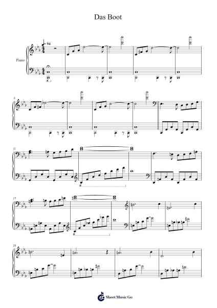 Das Boot Sheet Music by Klaus Doldinger-Arr.Arquinn