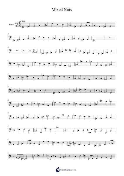Mixed Nuts Sheet Music by Official HIGE DANdism-Arr.Cumwyatt