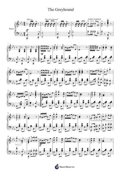 The Greyhound Sheet Music by Charlie Parker-Arr.Guntrine