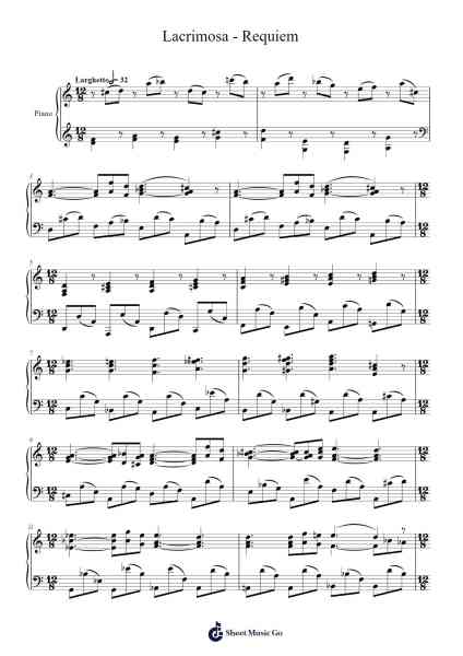 Requiem in D Minor, K. 626: III. Sequentia: Lacrimosa Sheet Music by Wolfgang Amadeus Mozart-Arr.Hodhill