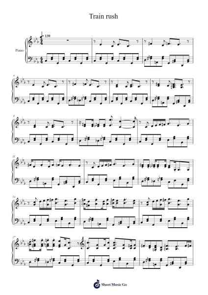 Train rush Sheet Music by Crichmew-Arr.Brookjoy