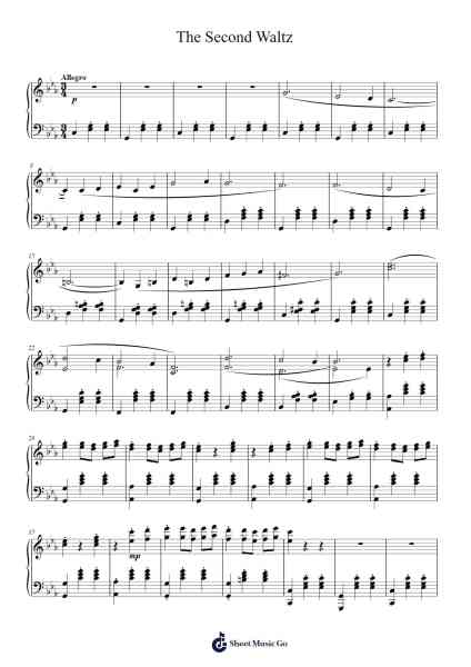 Suite for Variety Orchestra: II. Waltz No. 2 Sheet Music by Dmitri Shostakovich-Arr.Clytate