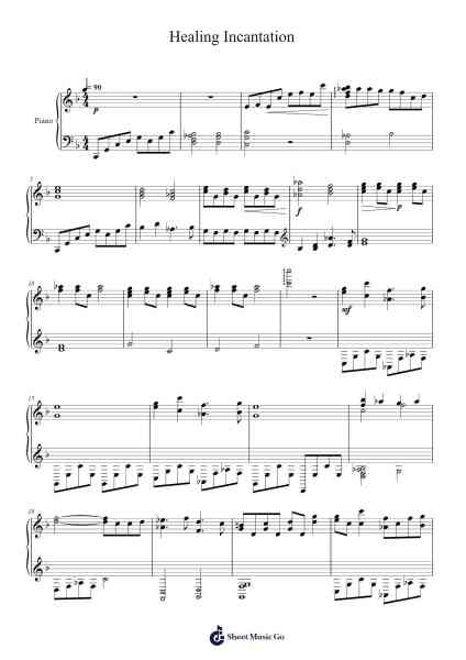 Healing Incantation Sheet Music by Alan Menken-Arr.Ivessid