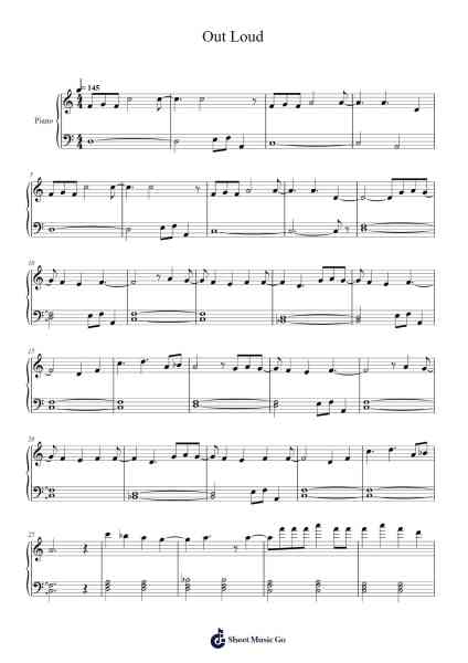 Out Loud Sheet Music by Troylvis-Arr.Zarol Hayleste
