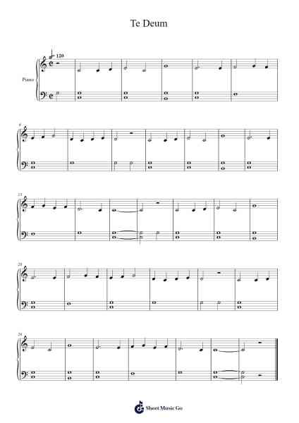 Te Deum in C Major, H. 146 Sheet Music by Marc-Antoine Charpentier-Arr.Corrie