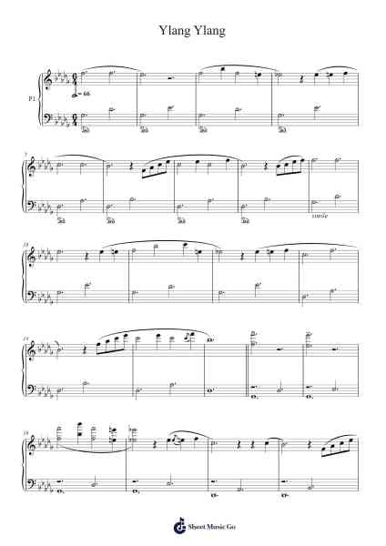 Ylang Ylang Sheet Music by FKJ-Arr.Pearroe