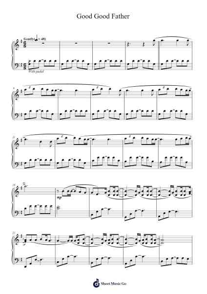 Good Good Father Sheet Music by Chris Tomlin-Arr.Wheenan
