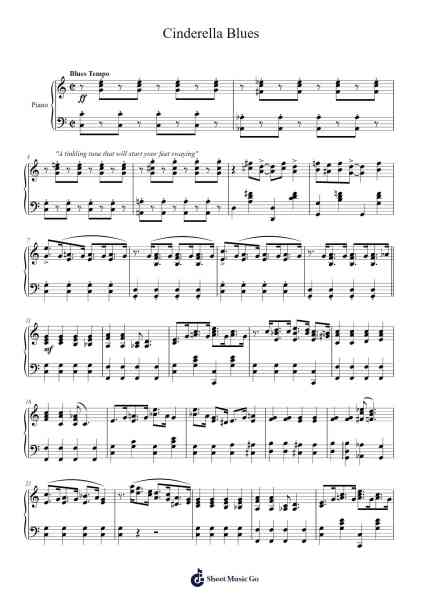 Cinderella Blues Sheet Music by Herb Wiedoeft-Arr.Saxbraith