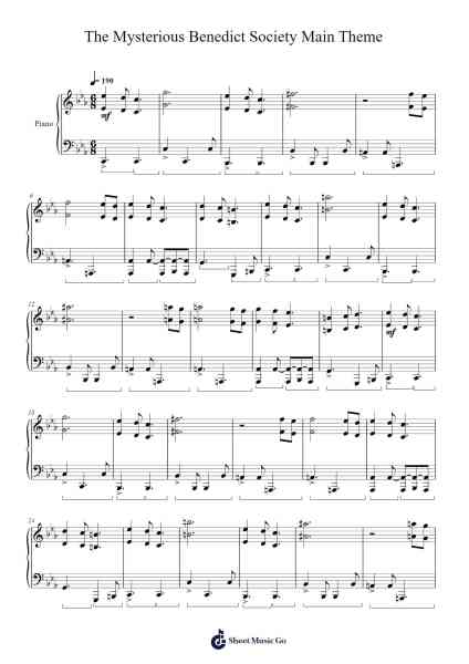 Main theme from The Mysterious Benedict Society Sheet Music by Joseph Shirley/Theodore Shapiro-Arr.Davehan